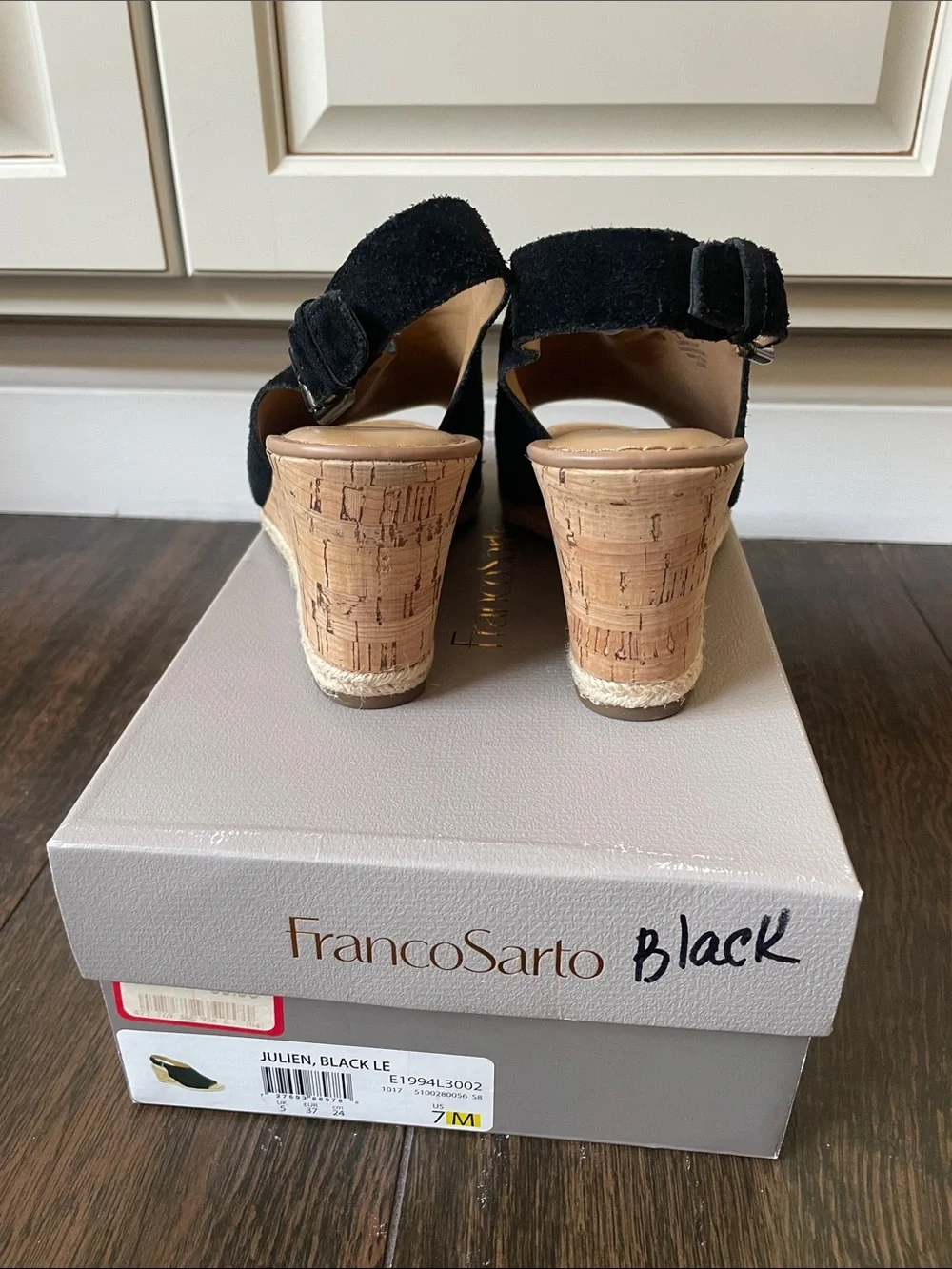 NWT Franco Sarto Wedge Cork Sandals!